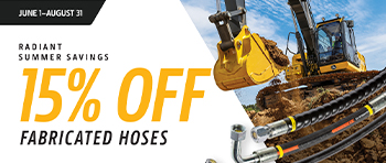 15% Off Fabricated Hoses*